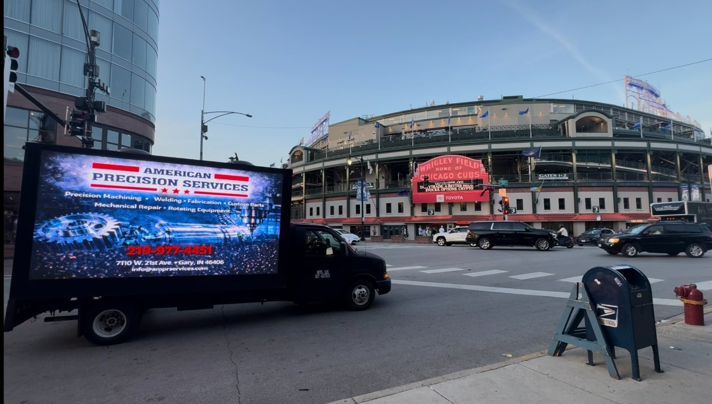 American Precision Services campaign at Wrigley Field, Chicago