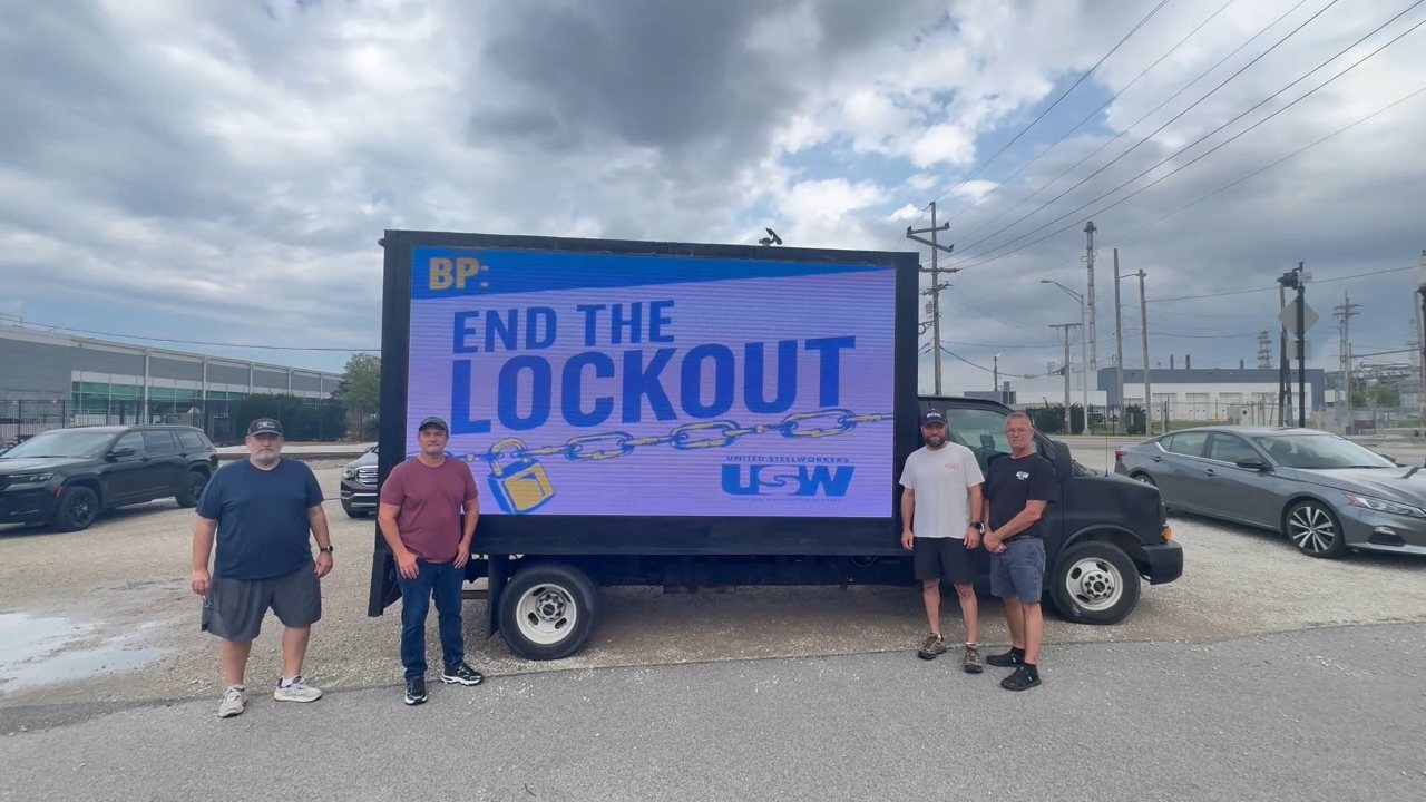 Activation 4 route footage — USW Local 7-1 campaign, first pass